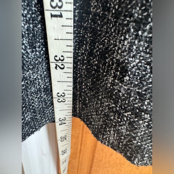 Banana Republic Charcoal Grey Tweed Size 4 Petite Dress - Picture 8 of 10